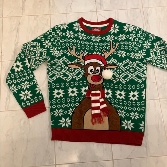 Urban Heritage Other - Urban heritage rudolf reindeer Christmas sweater. EUC!